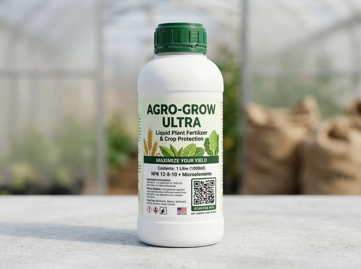 Crop-Guard 500ml Agrochemical Bottle